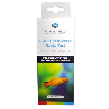 Simplicity 8-in-1 Freshwater Rapid Test - 25 Test Strips