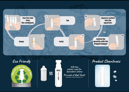 ASF Reef Shots Reef Bacteria Food (24 shots = 16oz)