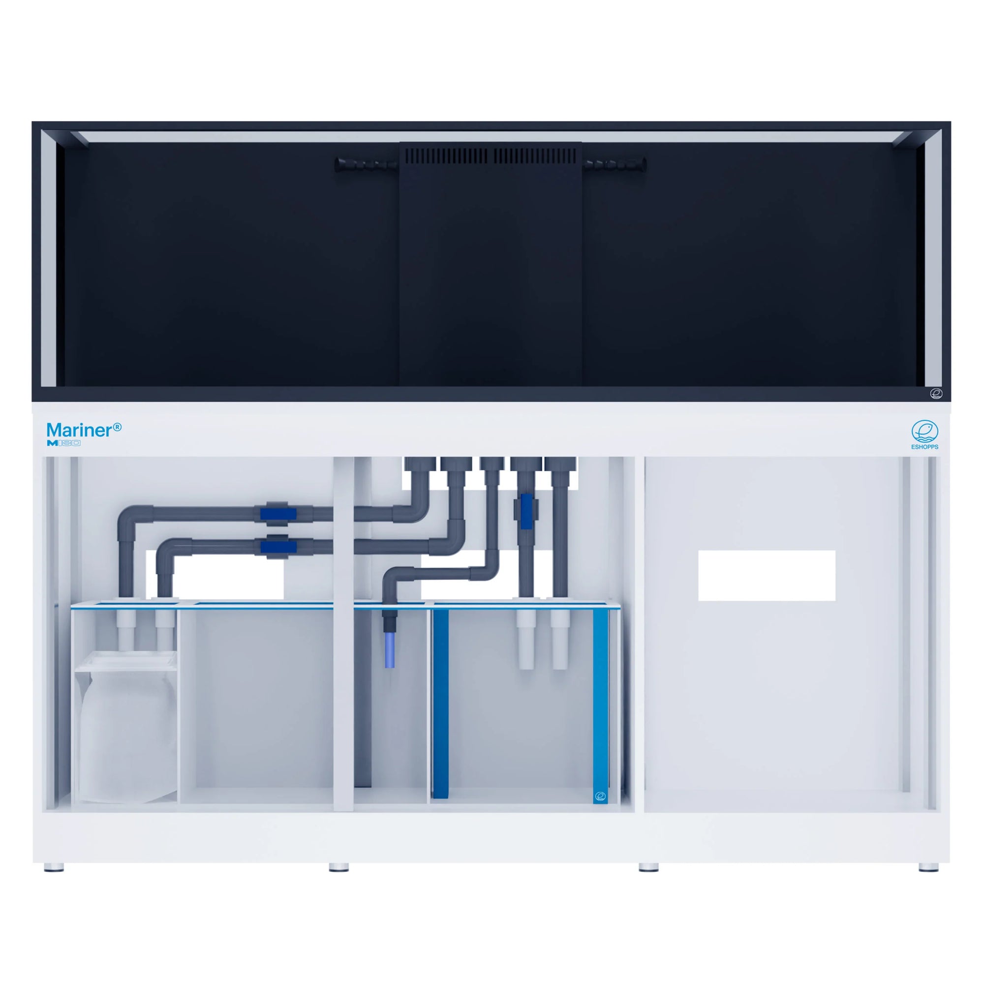 Eshopps Mariner 180 Gallon Reef Tank - White