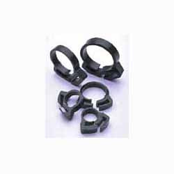 Two Little Fishies 1 inch plastic hose clamp set - (6 per pack)