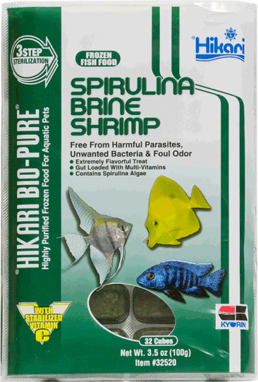 Hikari Spirulina Brine Shrimp