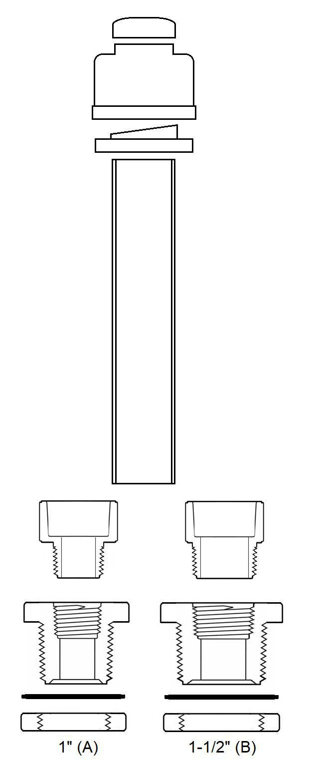 Tideline Universal Drain Kit (for 1" & 1.5")