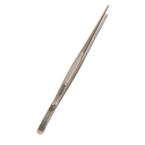 Thumb tweezer 10 inch Serrated