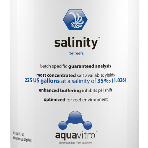 Aquavitro Salinity Salt 225 gallon bucket