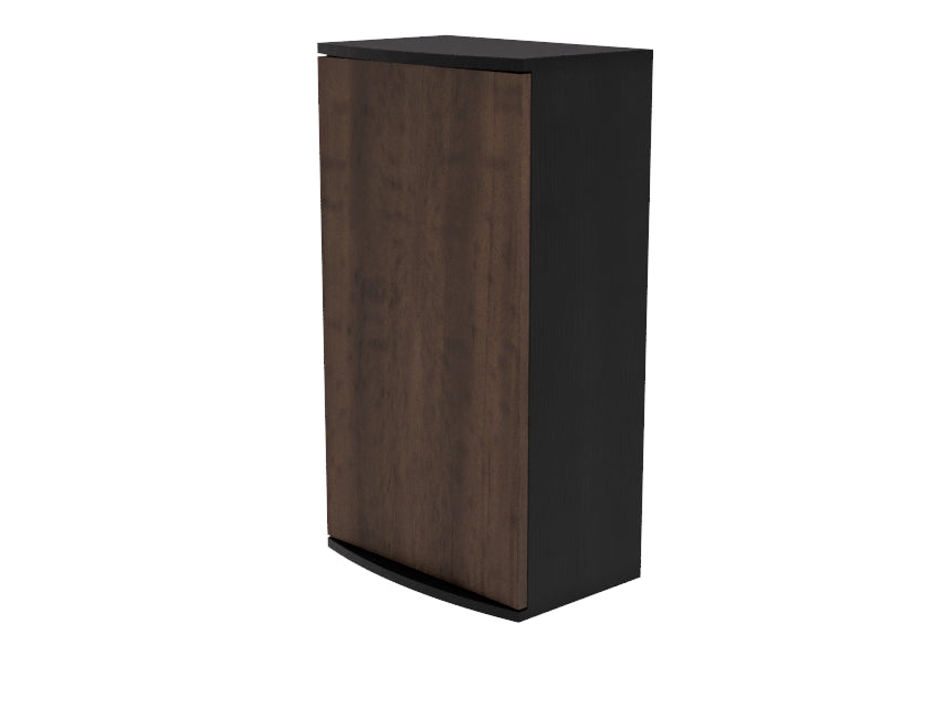 Tideline Bowfront Stand Walnut doors
