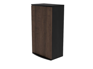 Tideline Bowfront Stand Walnut doors