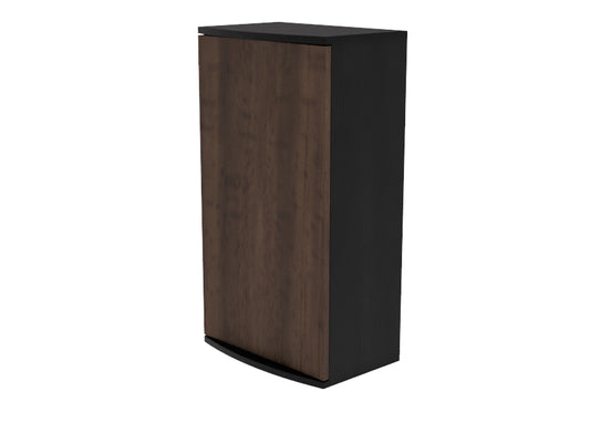 Tideline Bowfront Stand Walnut doors
