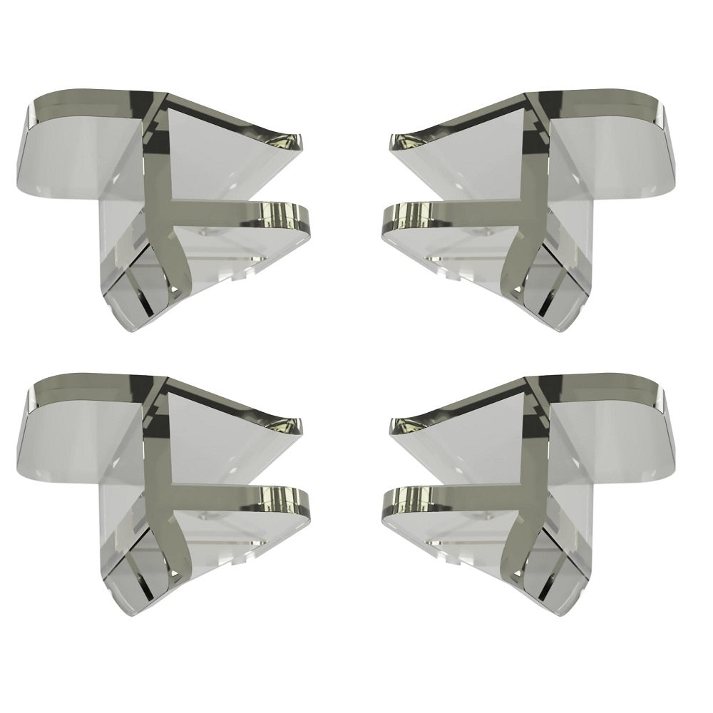 Tideline Clips for Rimless Aquarium Glass Tops 4pk